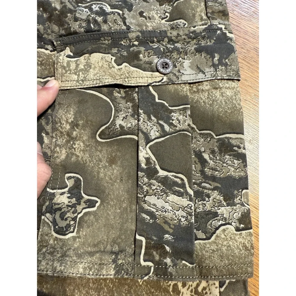 Realtree Escape Camp Cargo Pants Mens 2XL‎ (44x32) Cargo Pockets Hunting Stretch